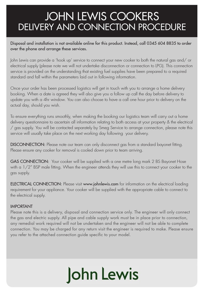 John Lewis JLRC922 Connection guide