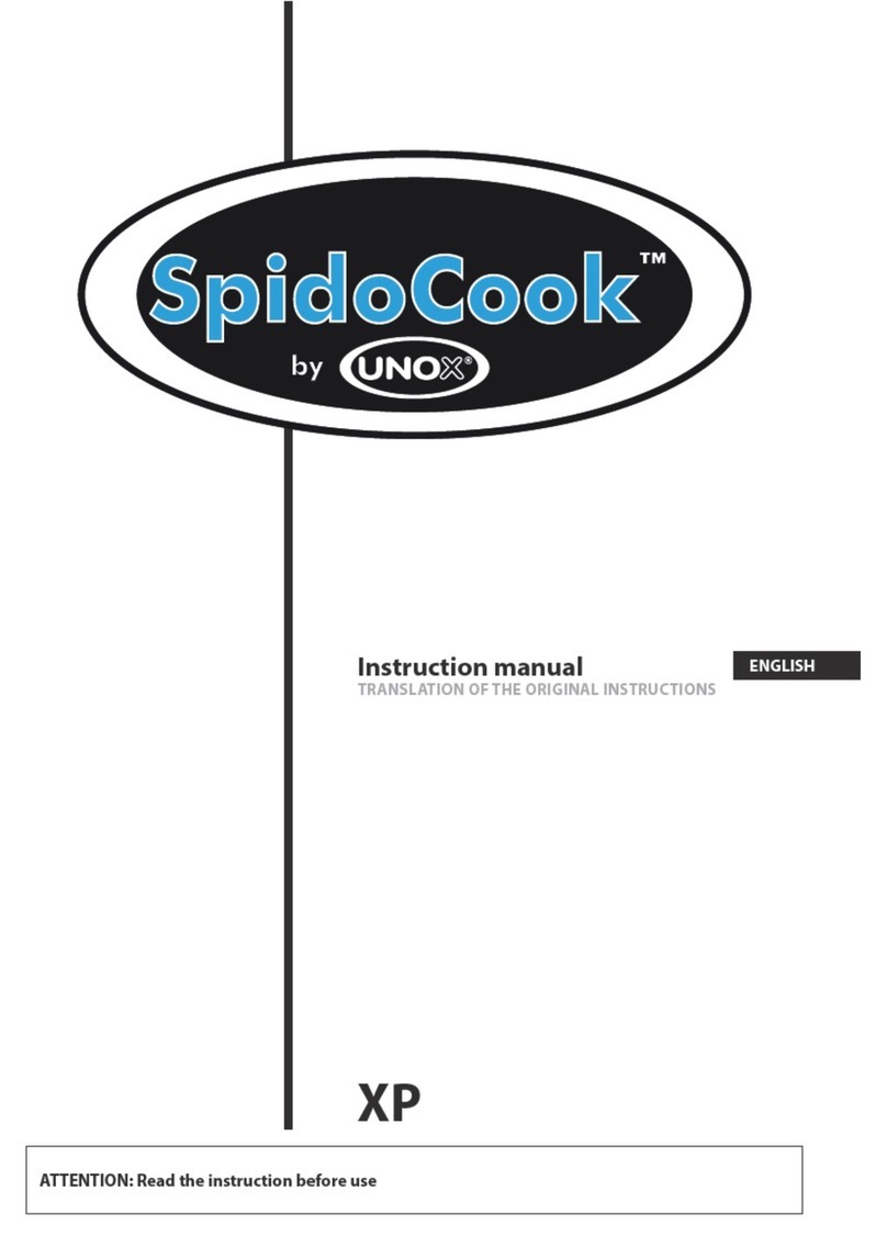Unox SpidoCook XP Series instruction manual