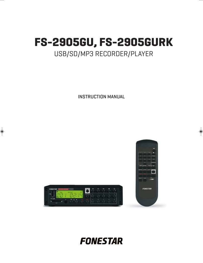 FONESTAR FS-2905GU instruction manual