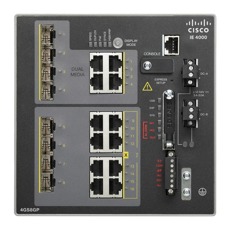 Cisco IE 4000 User manual