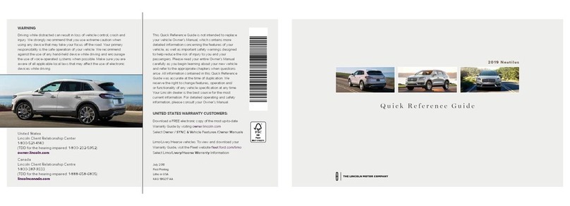 Lincoln Nautilus 2019 User manual