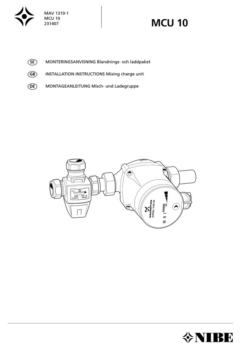 Nibe MCU 10 installation instructions
