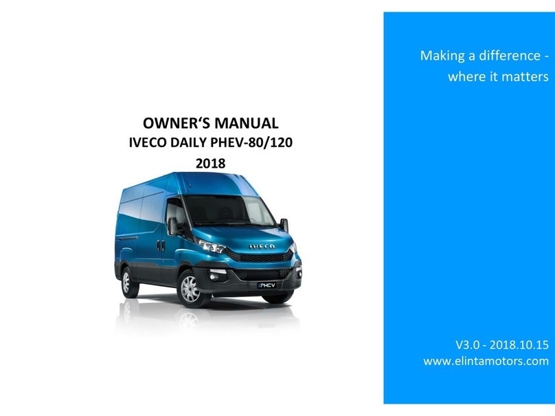 Iveco DAILY PHEV-80 2018 owner's manual