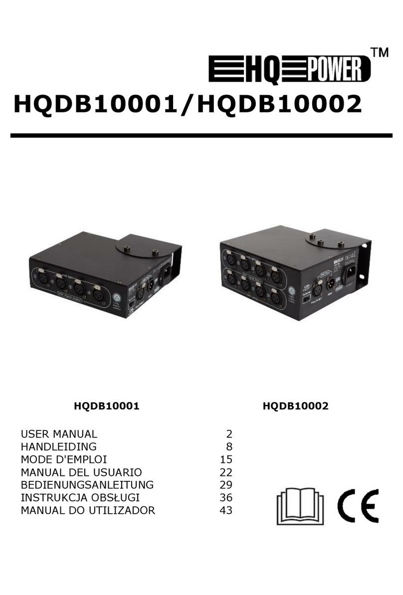 Velleman HQ-Power HQDB10001 user manual