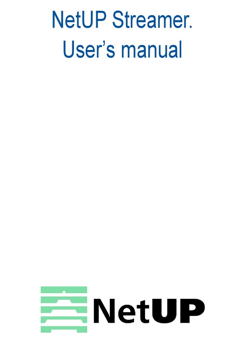 NetUP Streamer User manual