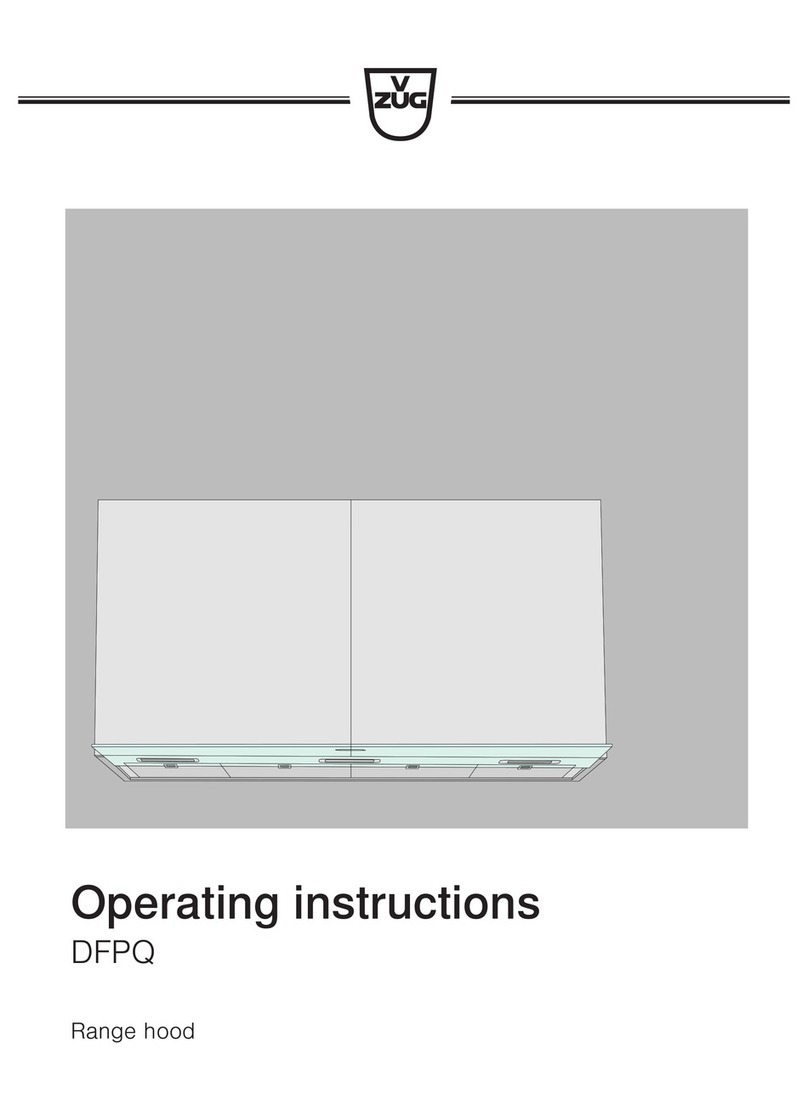 V-ZUG DFPQ User manual
