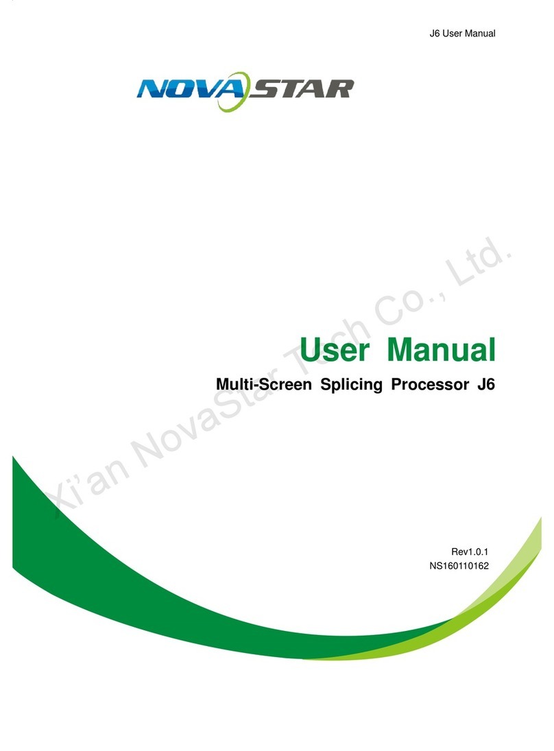 NovaStar J6 User manual