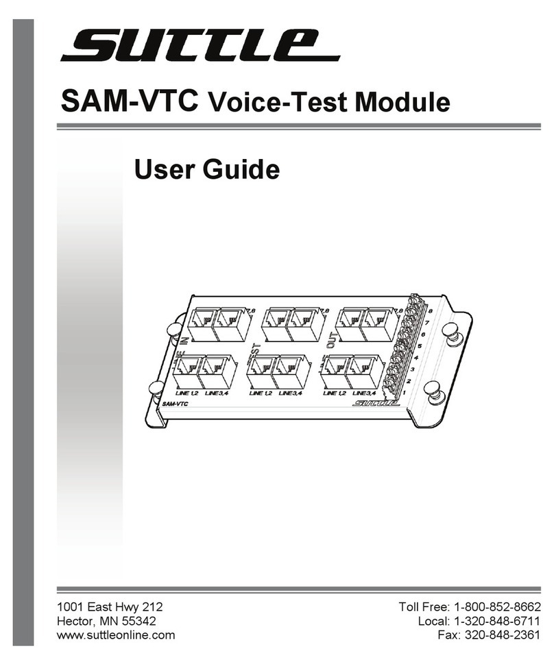 Suttle SAM-VTC user guide