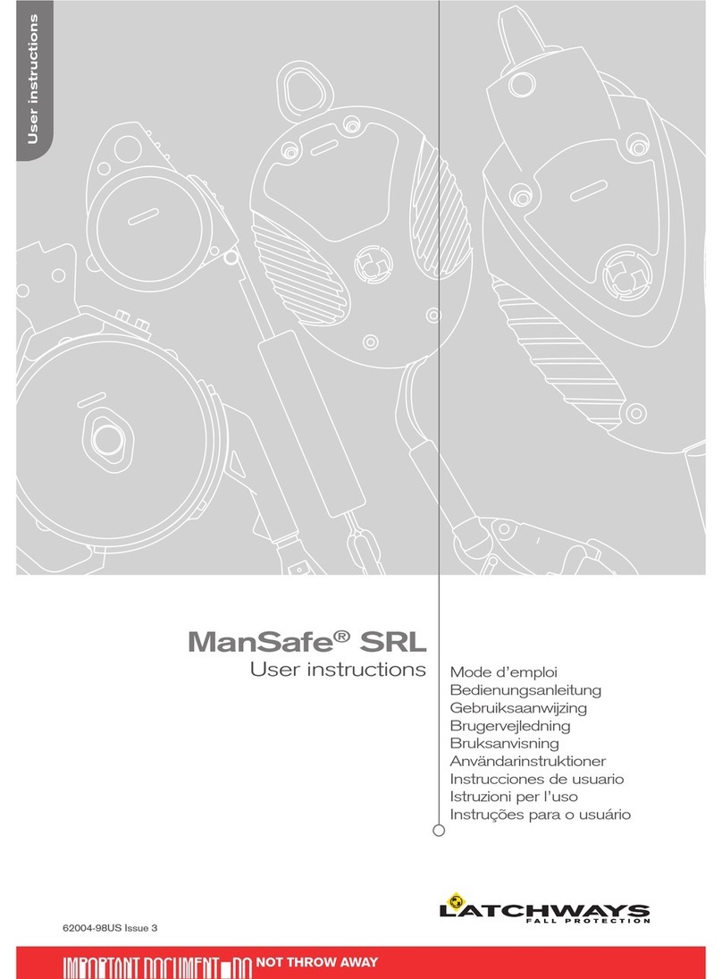 Latchways ManSafe SRL User instructions