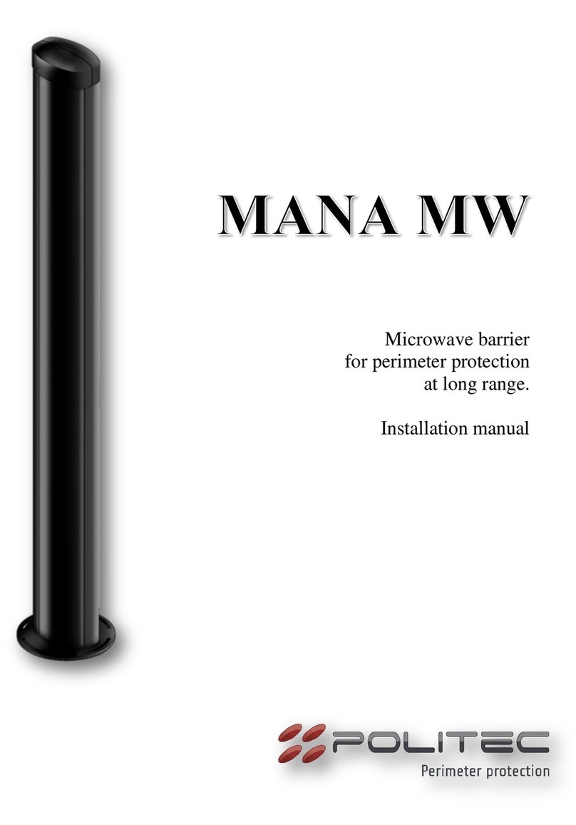 Politec MANA MW installation manual