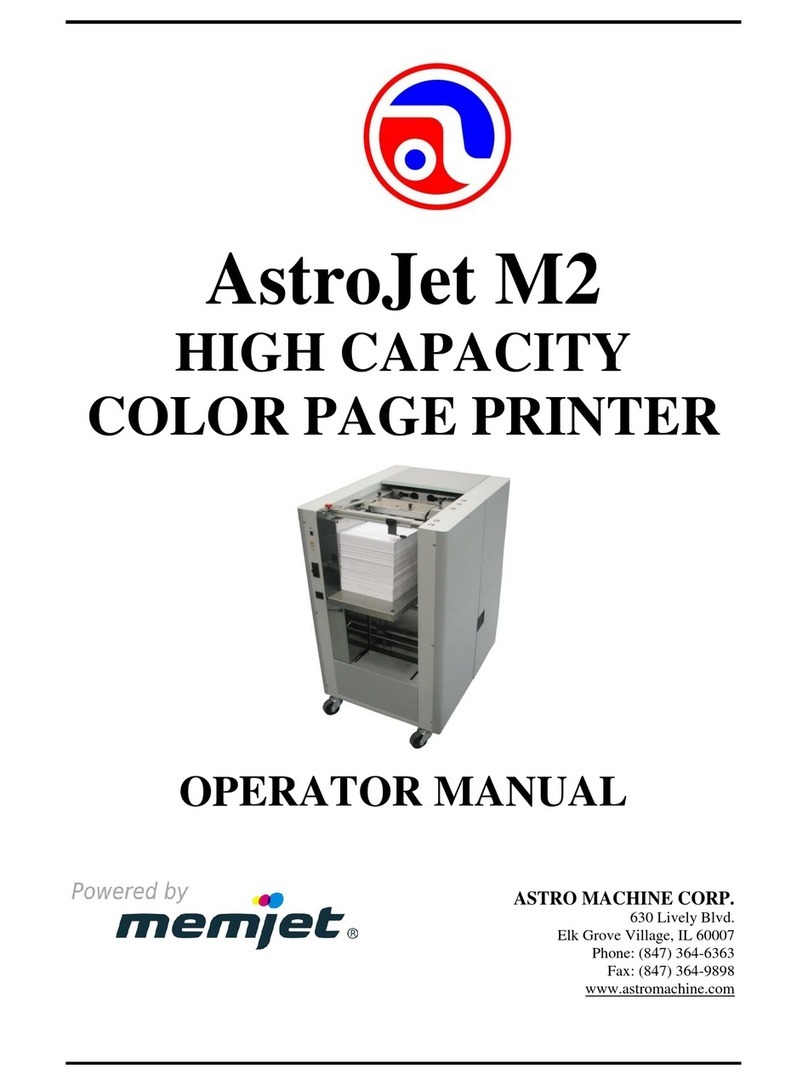 Astro Machine AstroJet M2 User manual