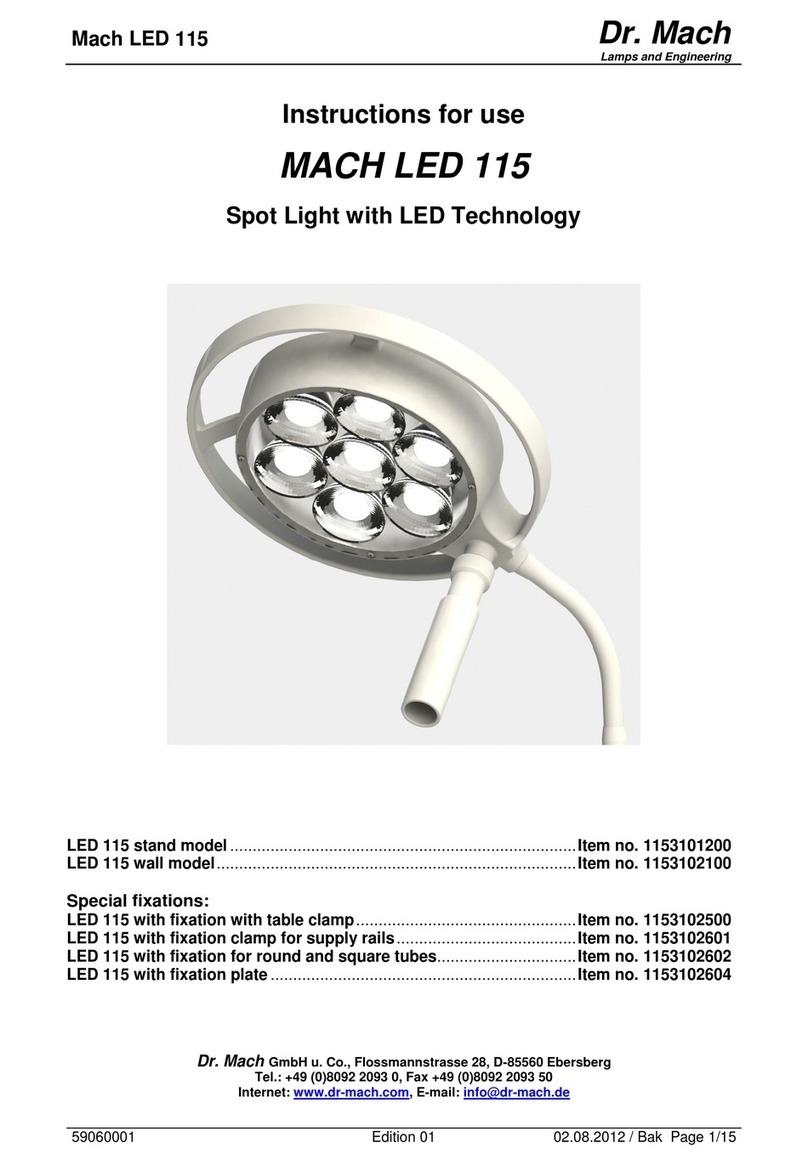Dr. Mach LED 115 User manual