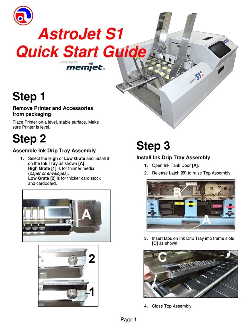 Astro Machine AstroJet S1 User manual