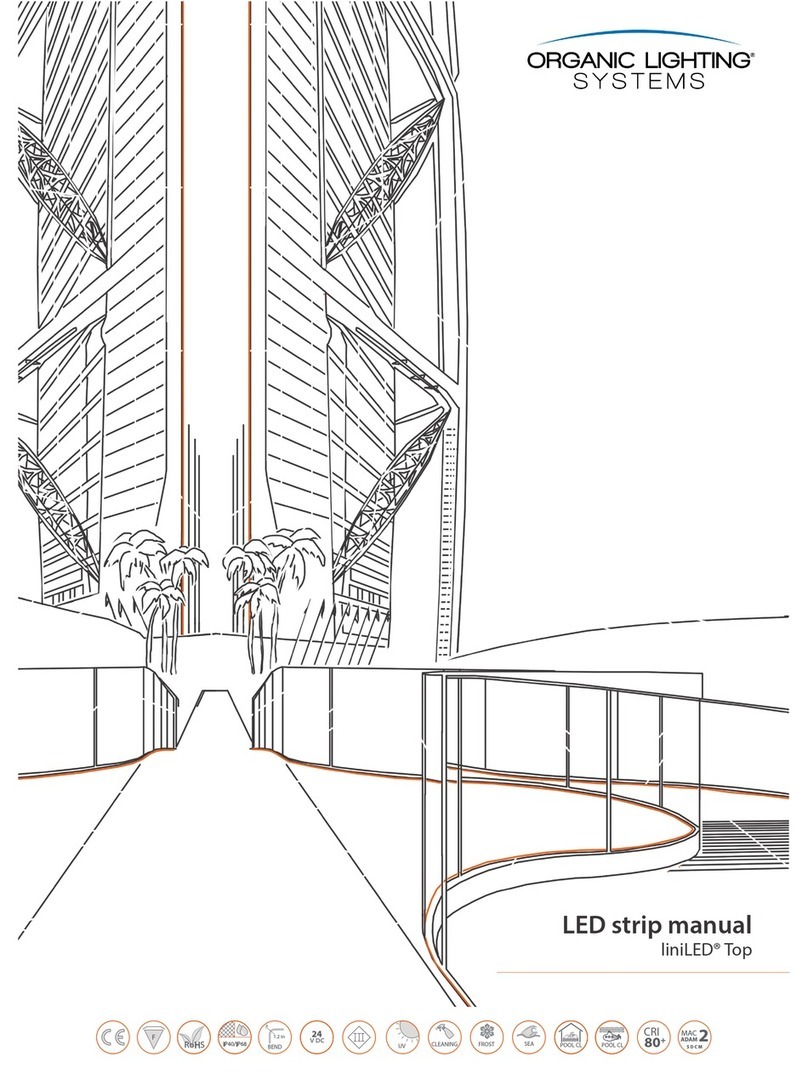 Organic Lighting Systems liniLED Top manual