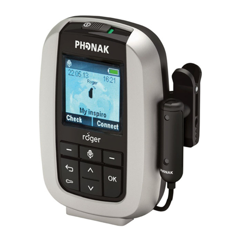 Phonak inspiro User manual Phonak inspiro User manual
