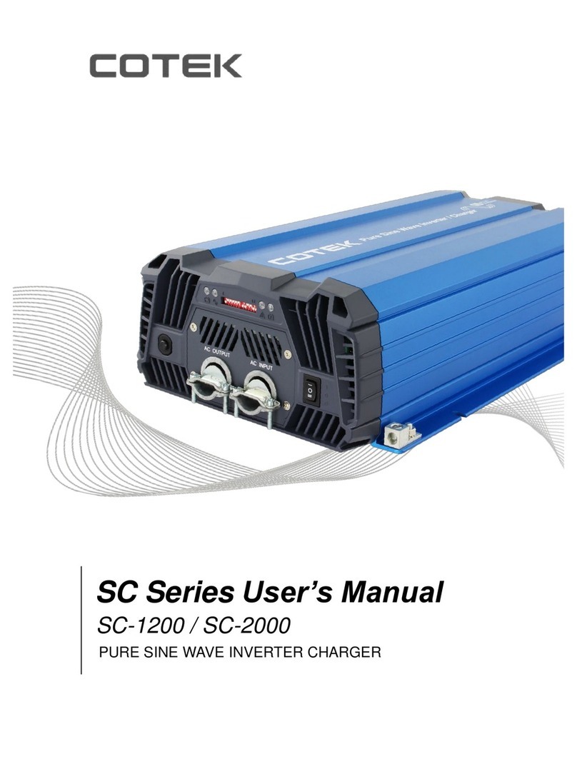 Cotek SC Series User manual
