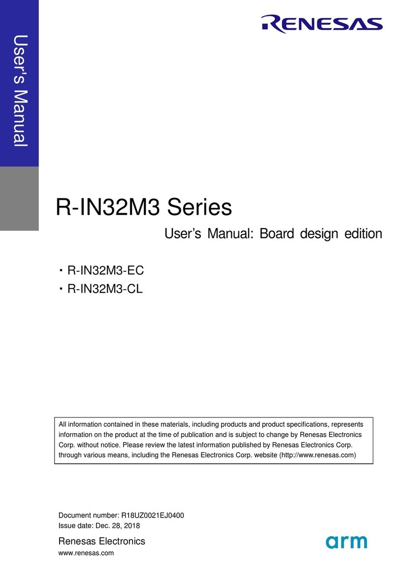 Renesas R-IN32M3 Series user manual