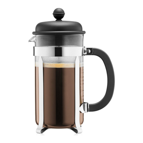 Bodum CAFFETTIERA Instructions for use