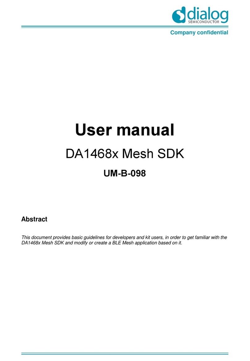 Dialog Semiconductor DA1468 series user manual