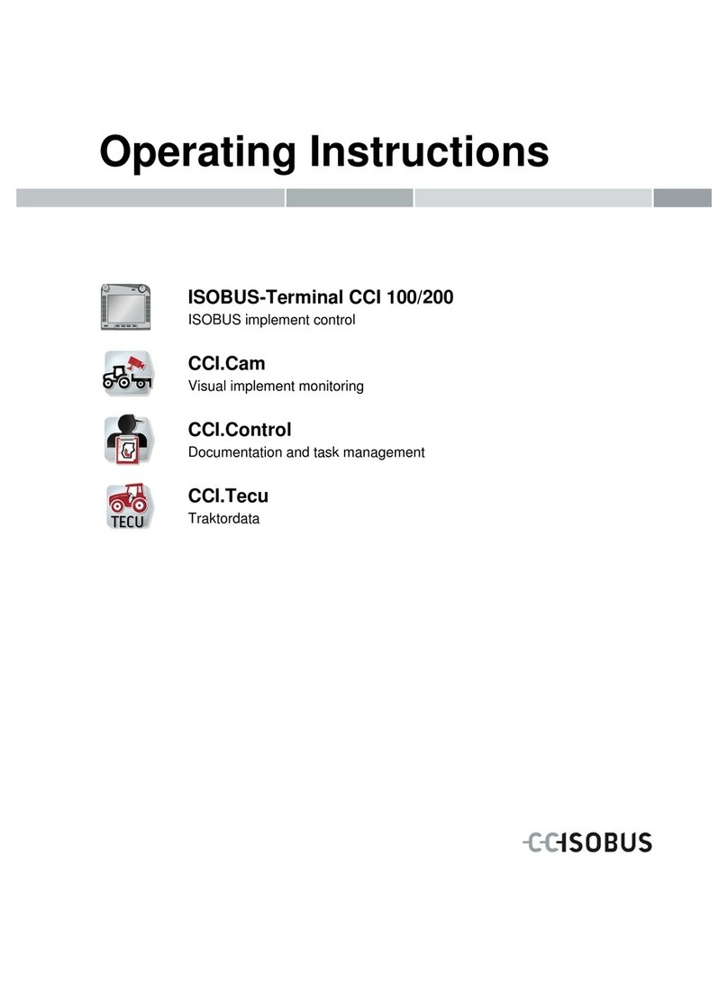 CC-ISOBUS CCI 100 User manual