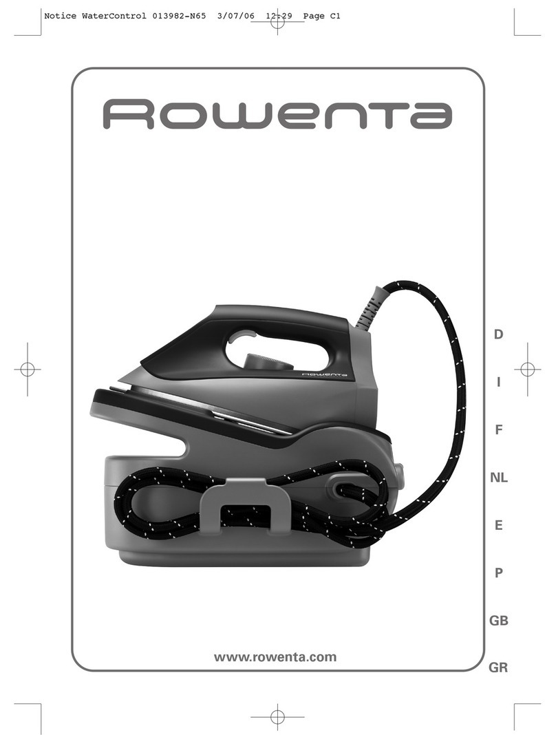 Rowenta Water Control User manual