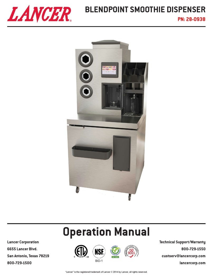 lancer BLENDPOINT Operation manual