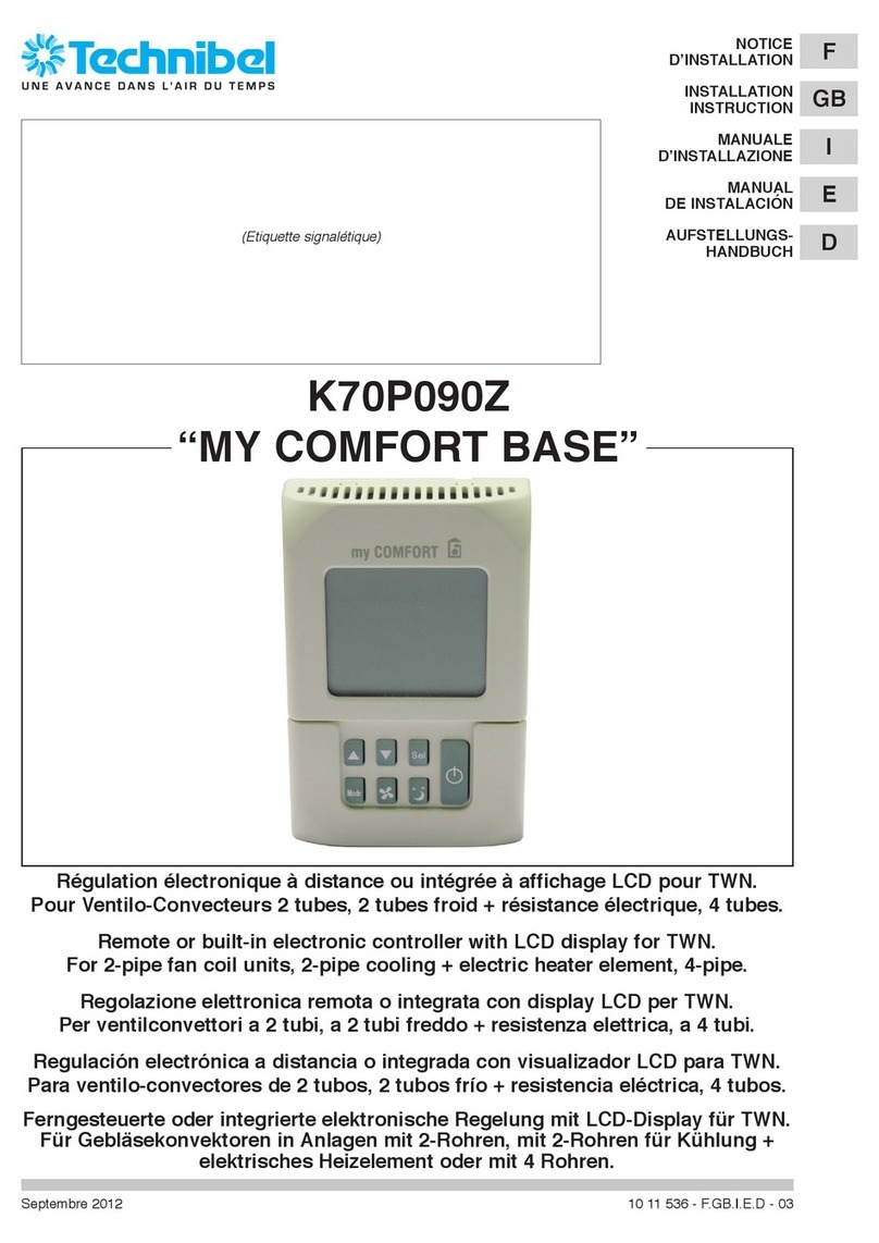 Technibel My comfort base Installation instruction