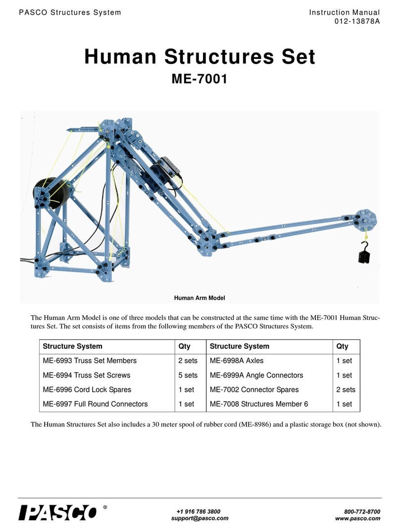 PASCO ME-7001 instruction manual