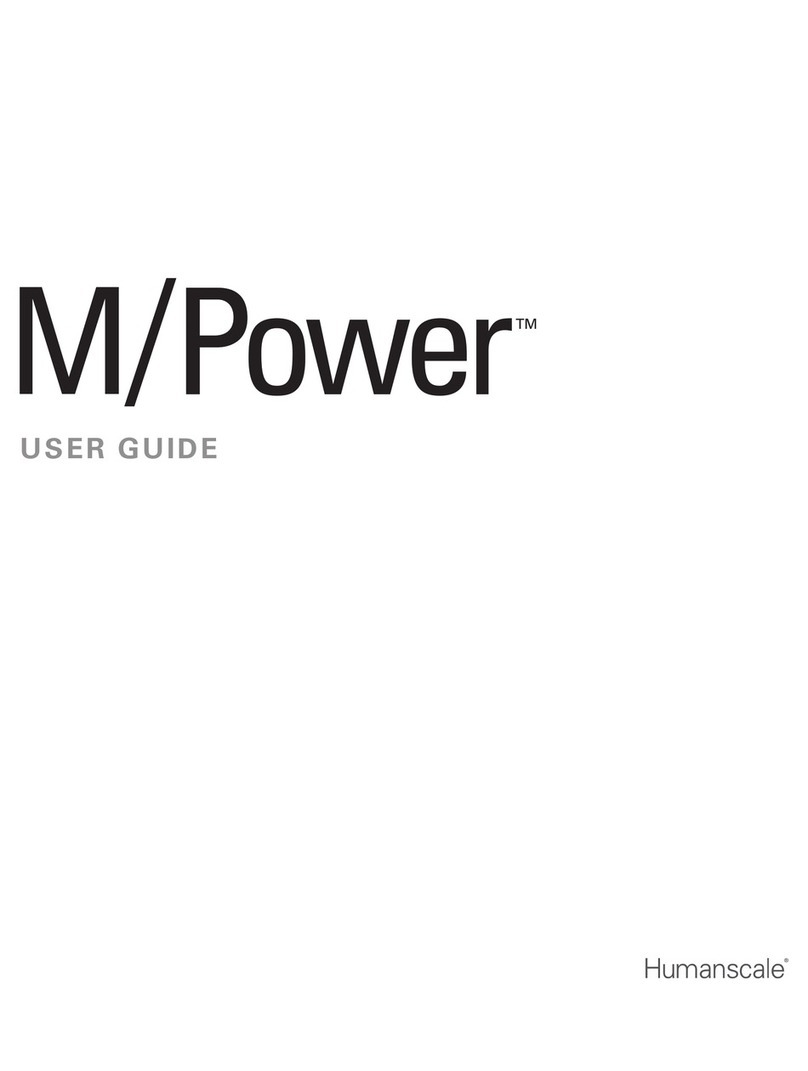Humanscale M/Power MP-AXY user guide