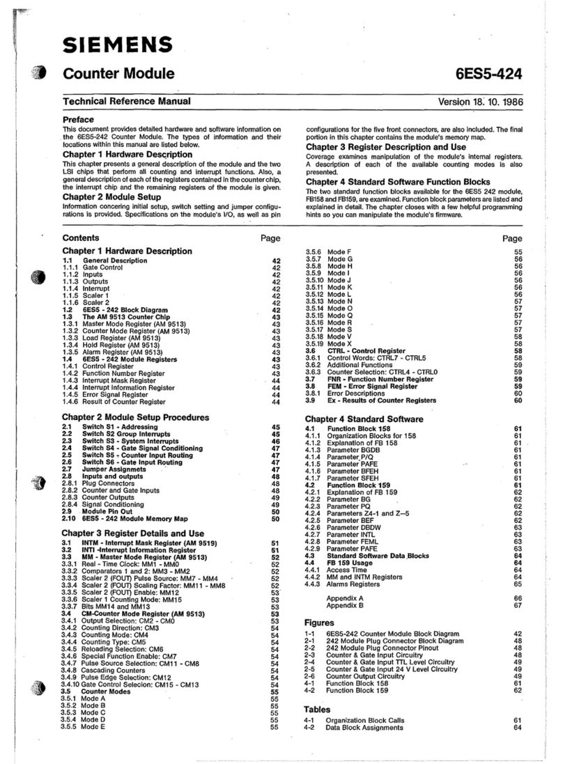 Siemens 6ES5-424 Product manual