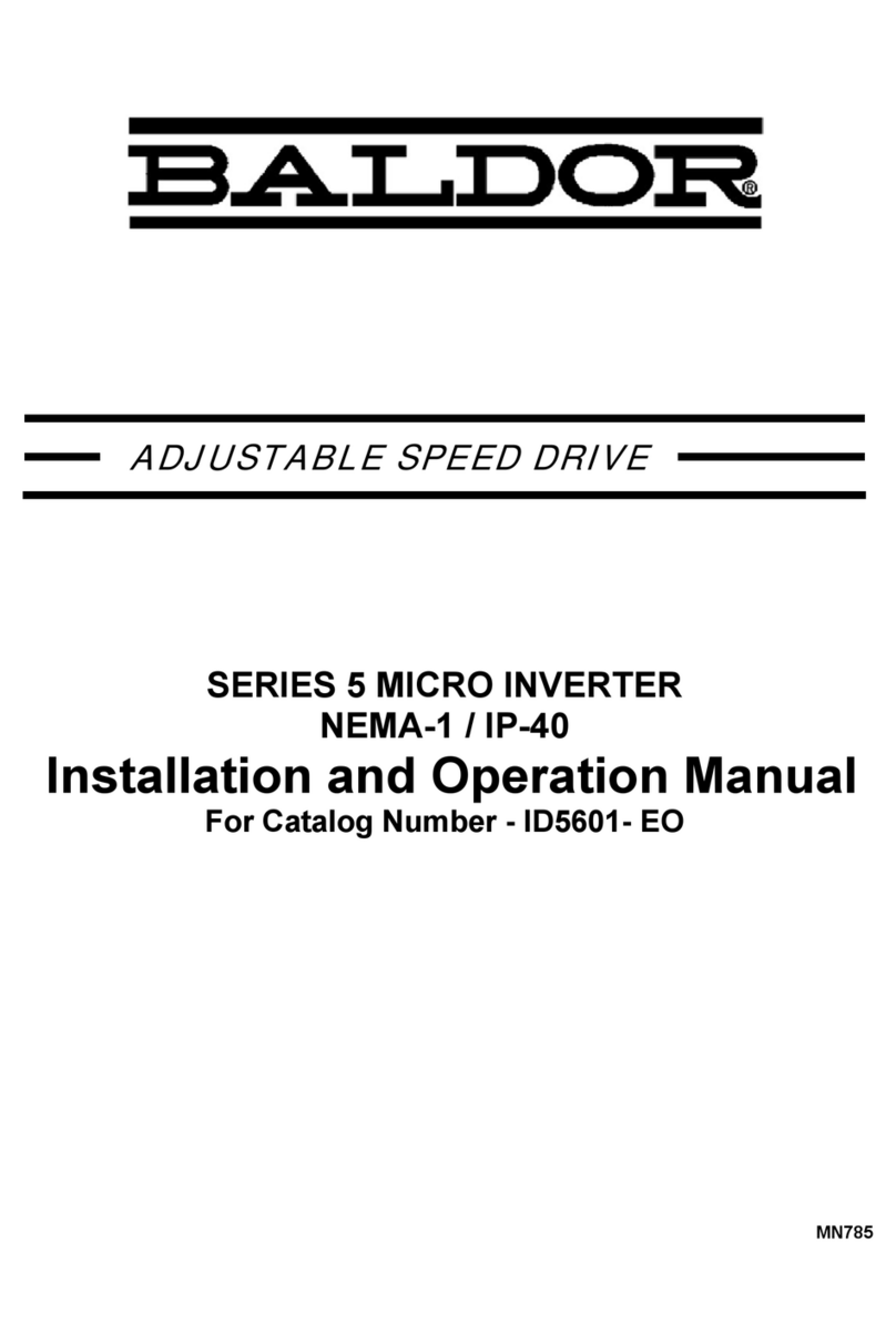 Baldor SERIES 5 User manual