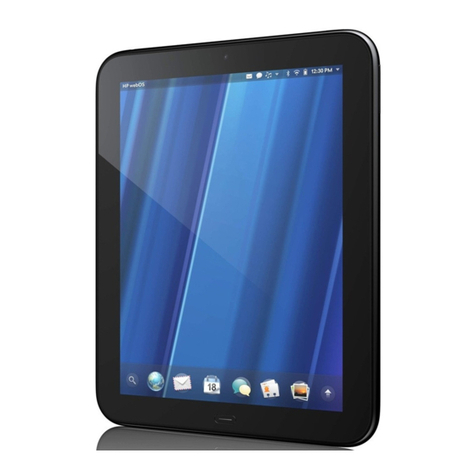 HP TouchPad and Keyboard User manual