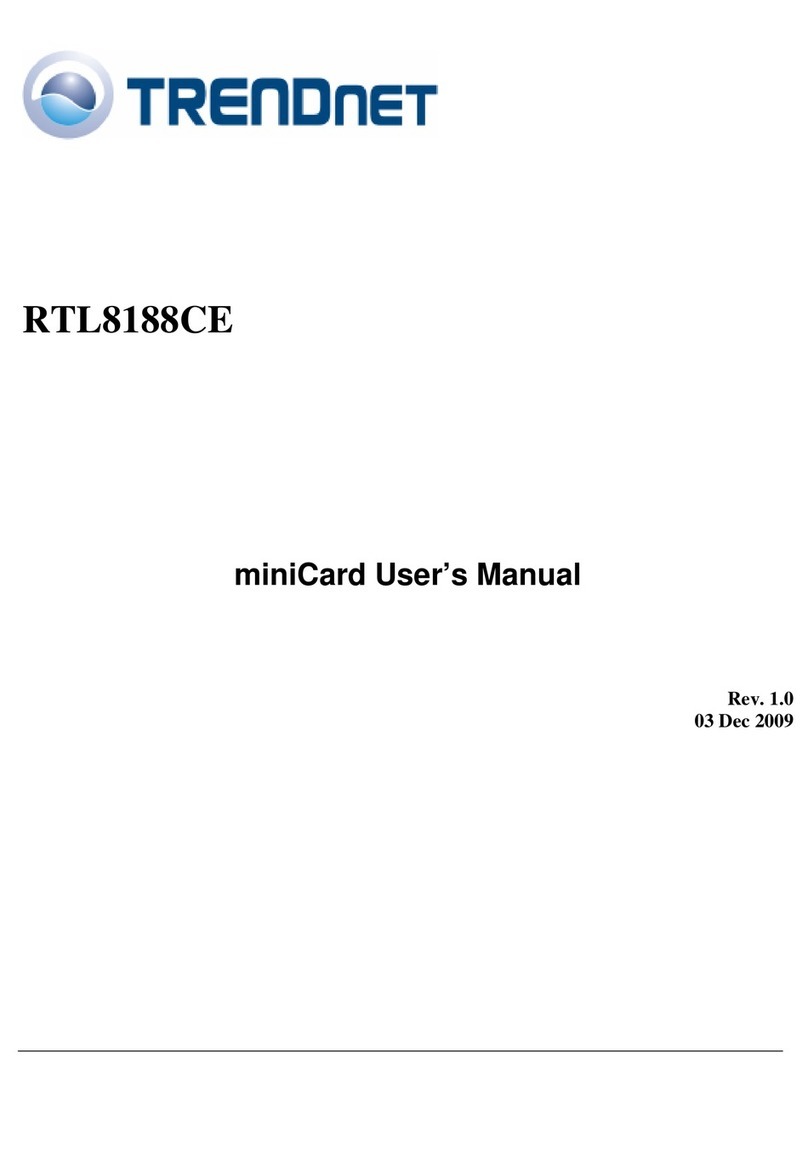 TRENDnet RTL8188CE User manual