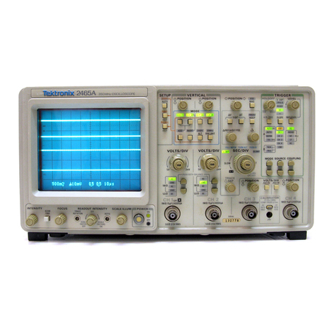 Tektronix 2465A User manual