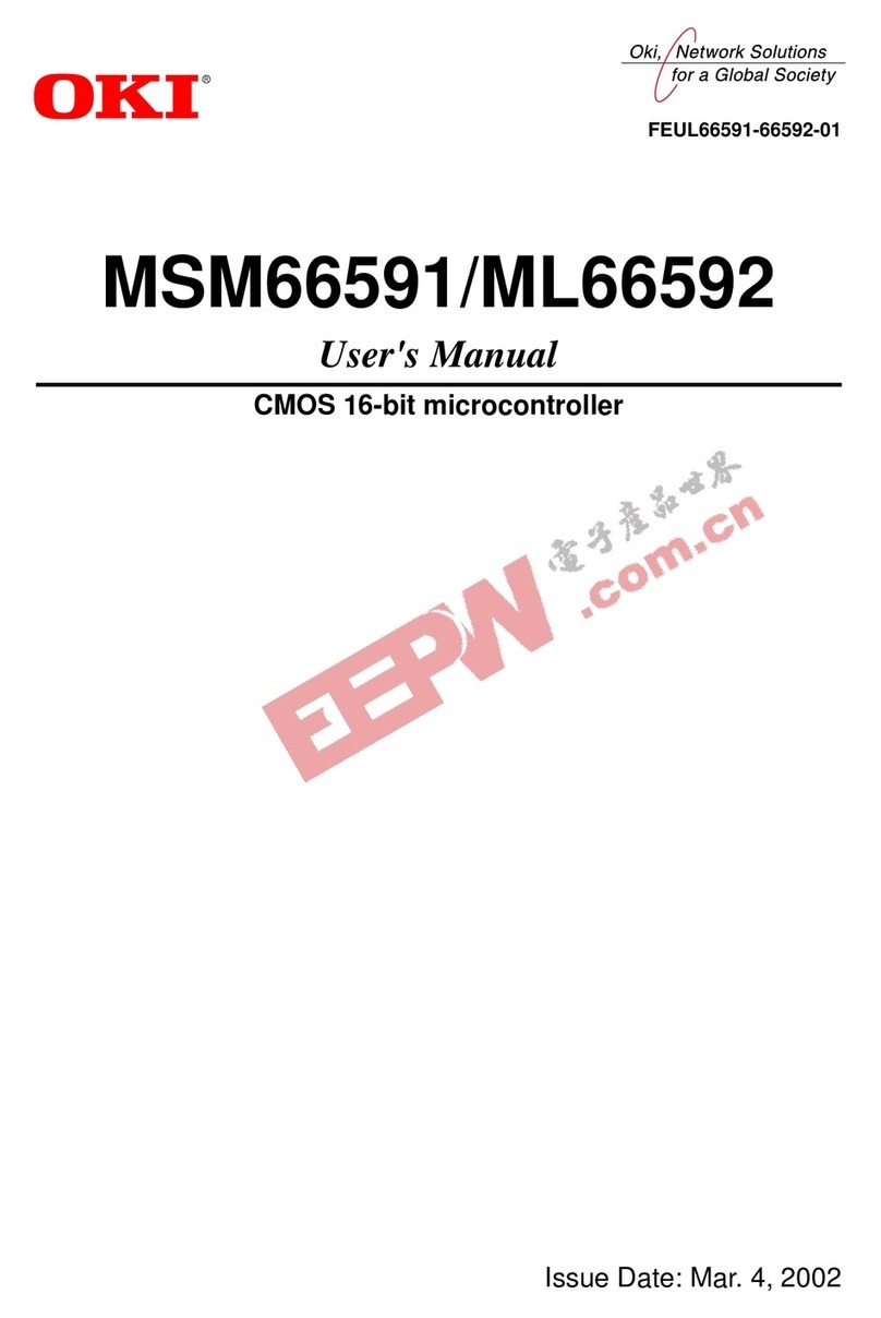 Oki MSM66591 user manual