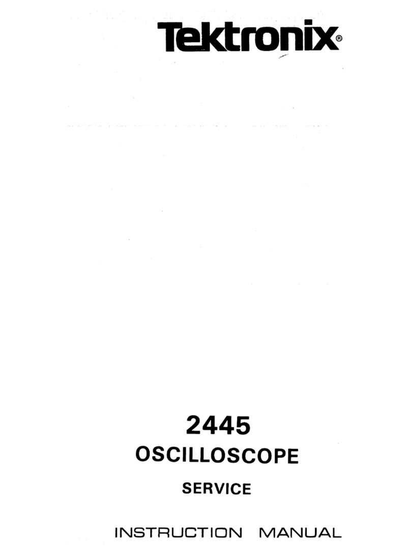 Tektronix 2445 instruction manual