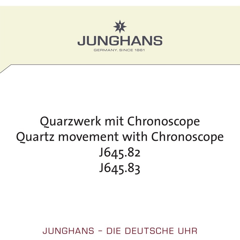 Junghans J645.82 User manual