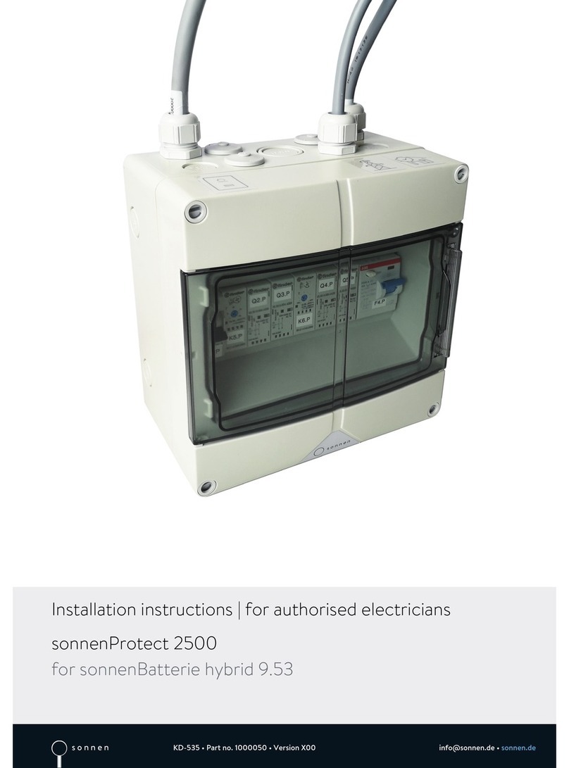 Sonnen sonnenProtect 2500 User manual