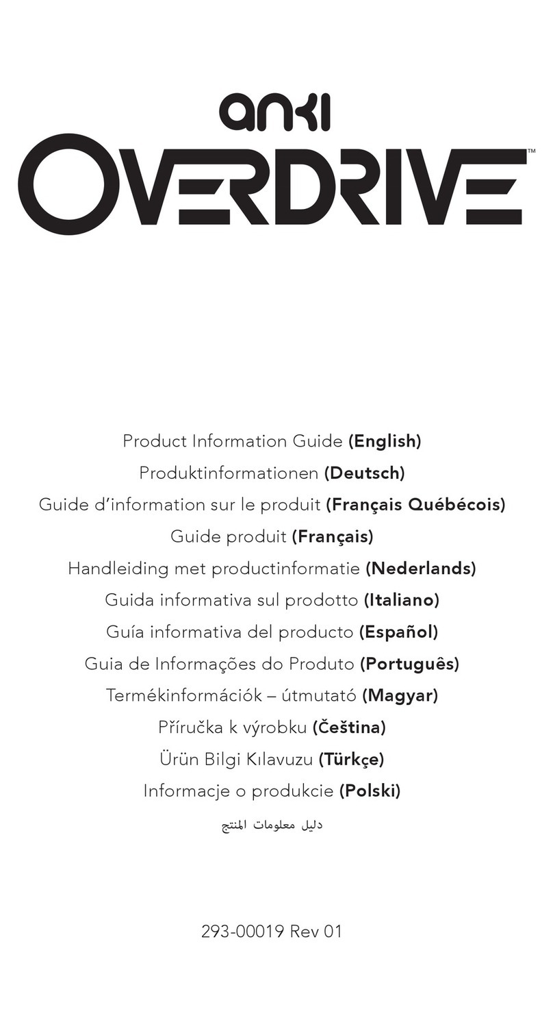 Anki Overdrive Product information guide