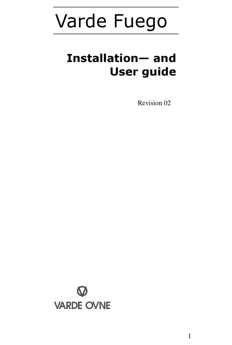 VARDE OVNE Fuego 1 User manual