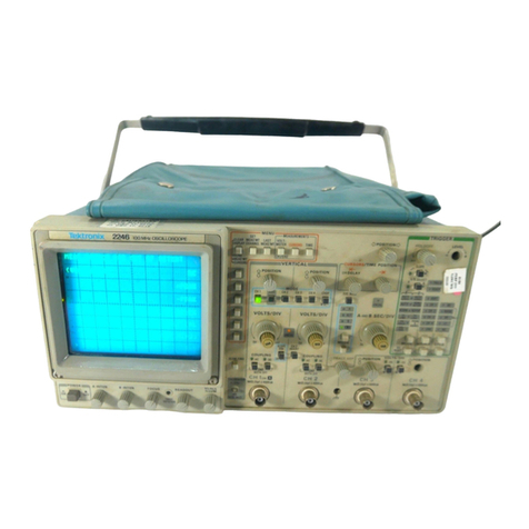 Tektronix 2246 1Y User manual