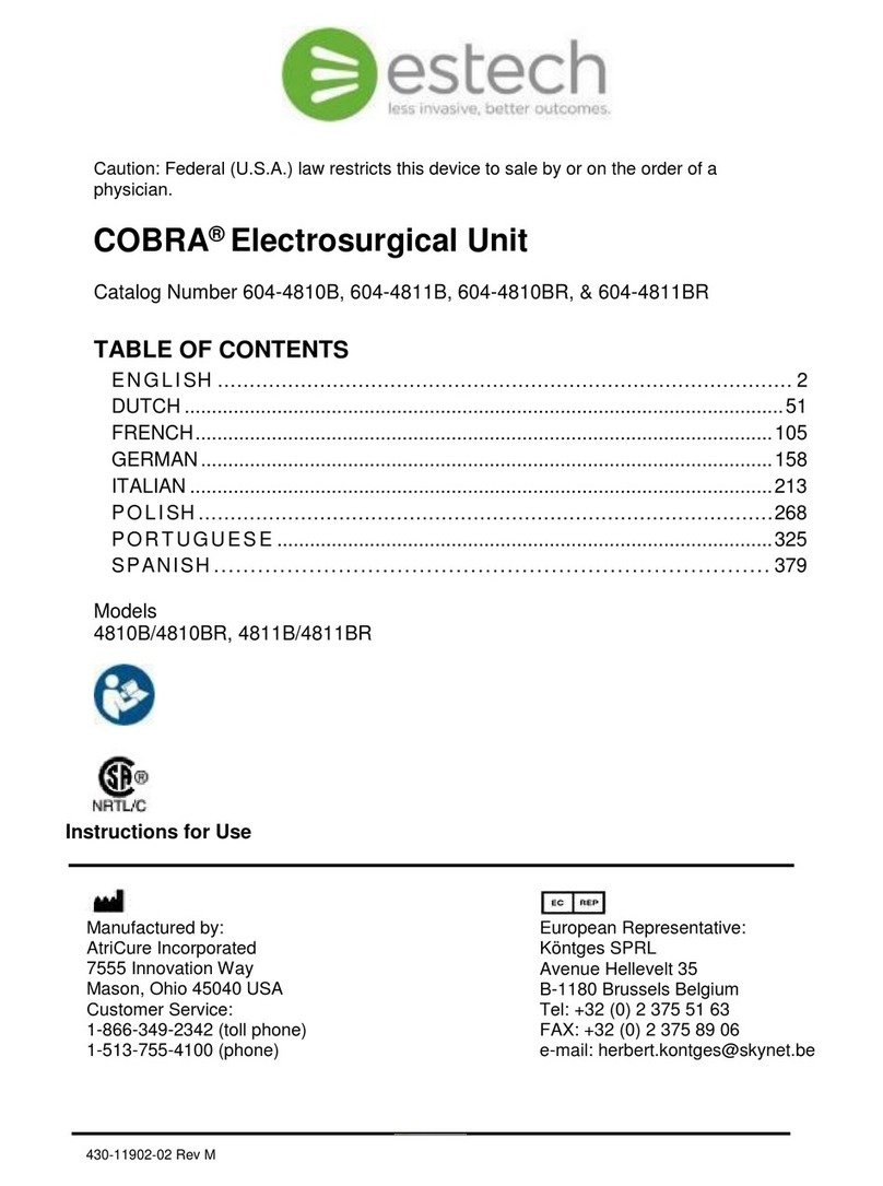 estech COBRA 4810BR Instructions for use estech COBRA 4810BR Instructions for use
