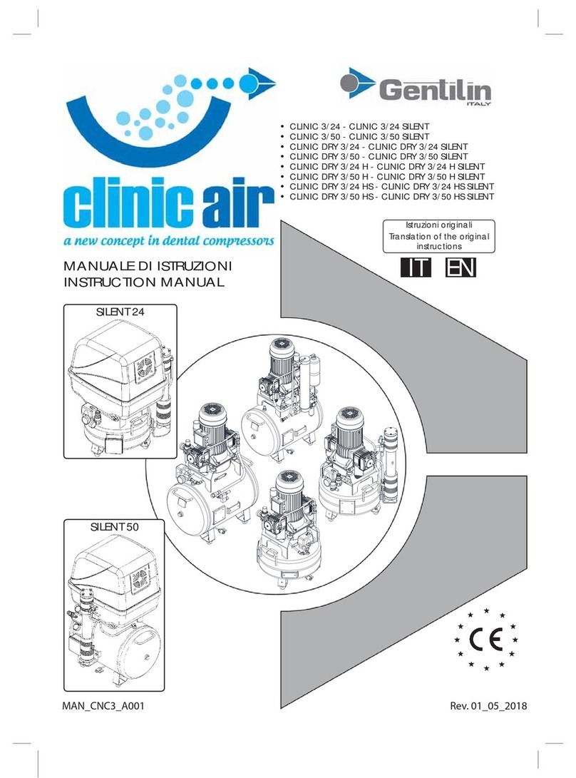 GENTILIN CLINIC 3/24 SILENT instruction manual