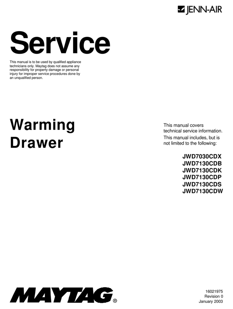 Jenn-Air JWD7030CDX Service