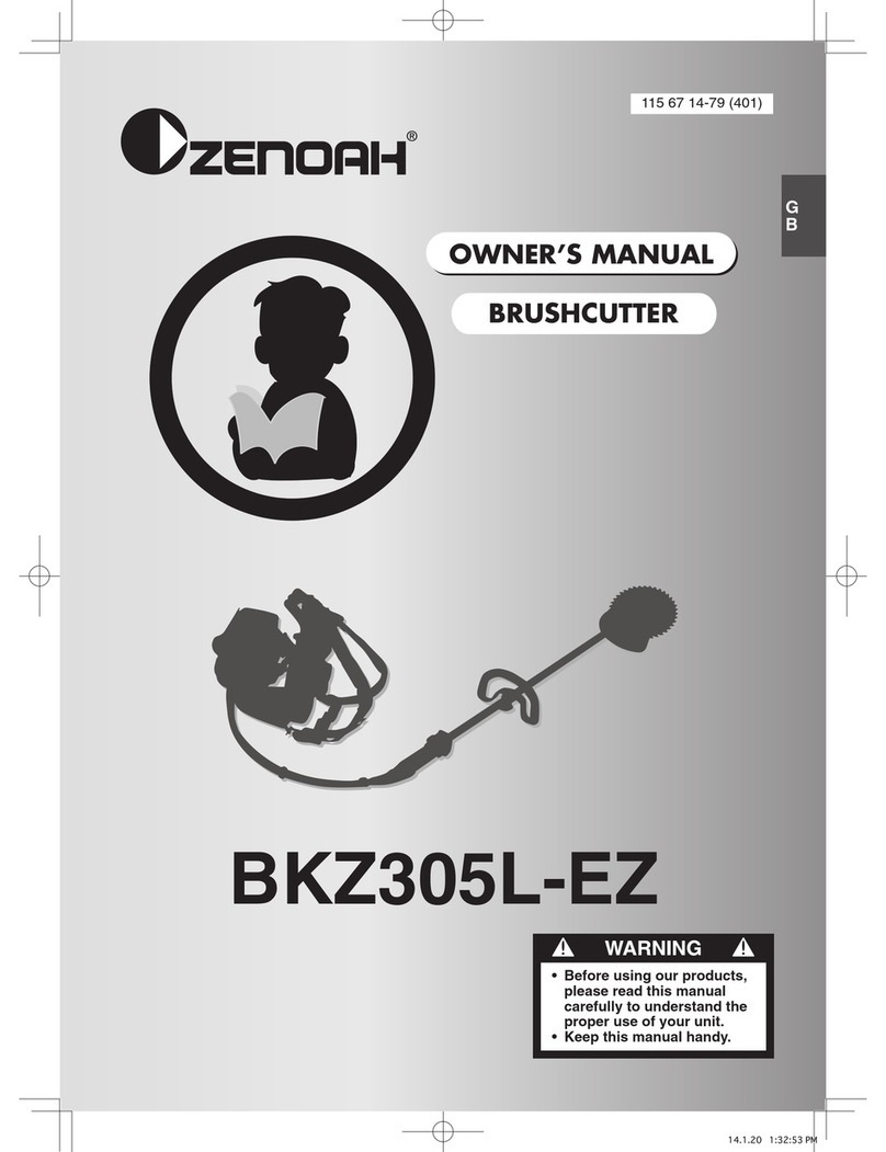 Zenoah BKZ305L-EZ owner's manual