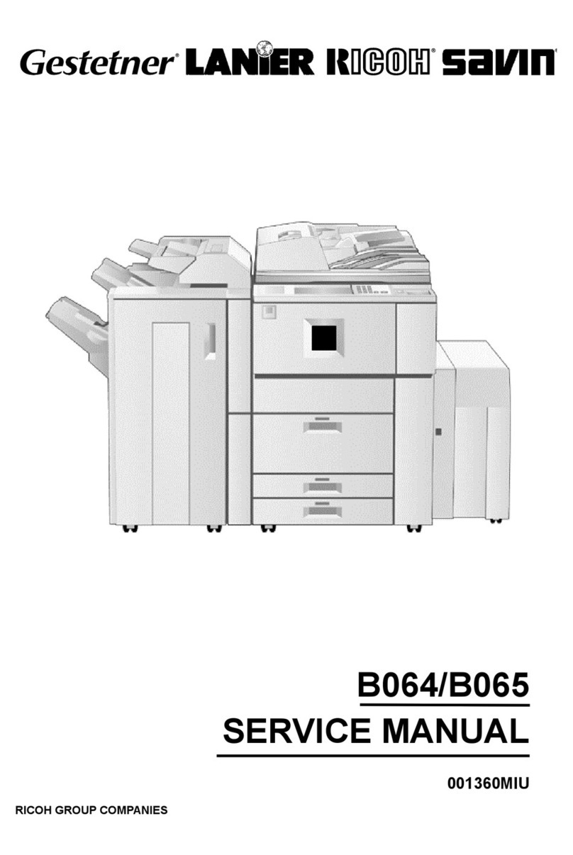 Ricoh B064 SERIES User manual