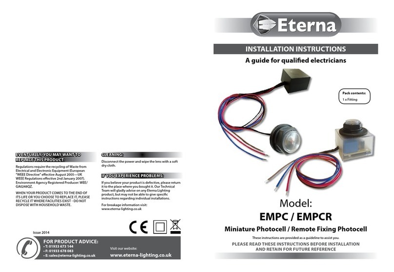 Eterna EMPC installation instructions Eterna EMPC installation instructions