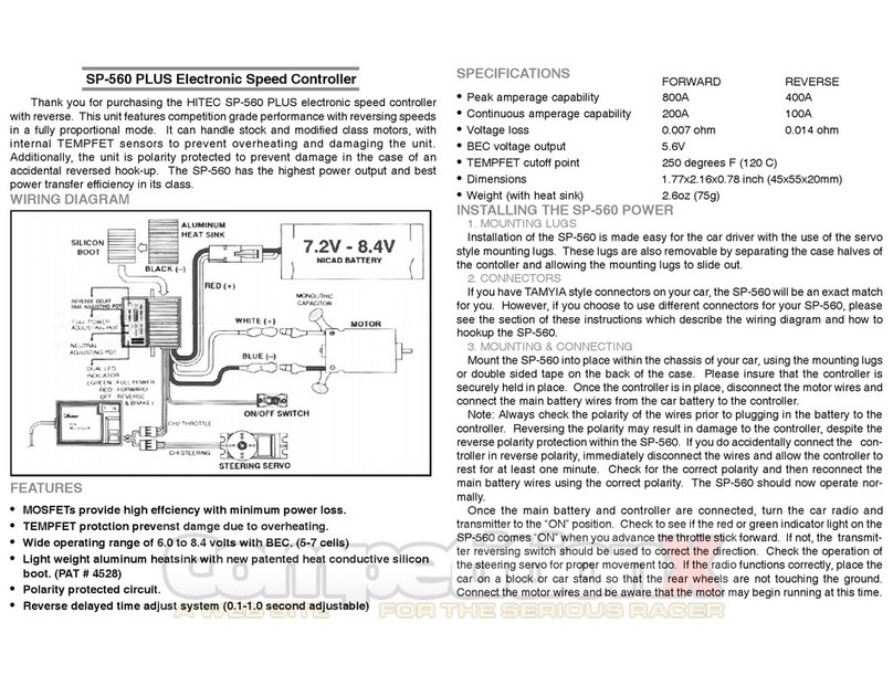 Hi-Tec SP-560 PLUS manual