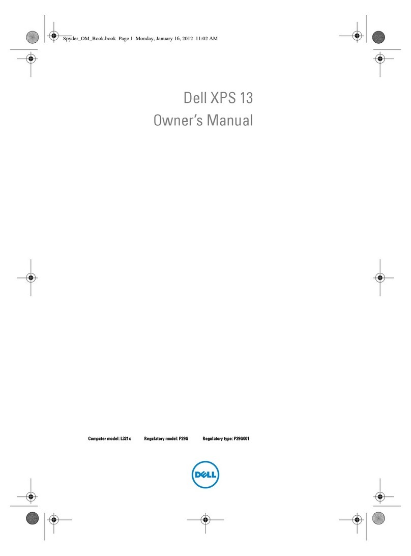 Dell XPS 13 owner's manual