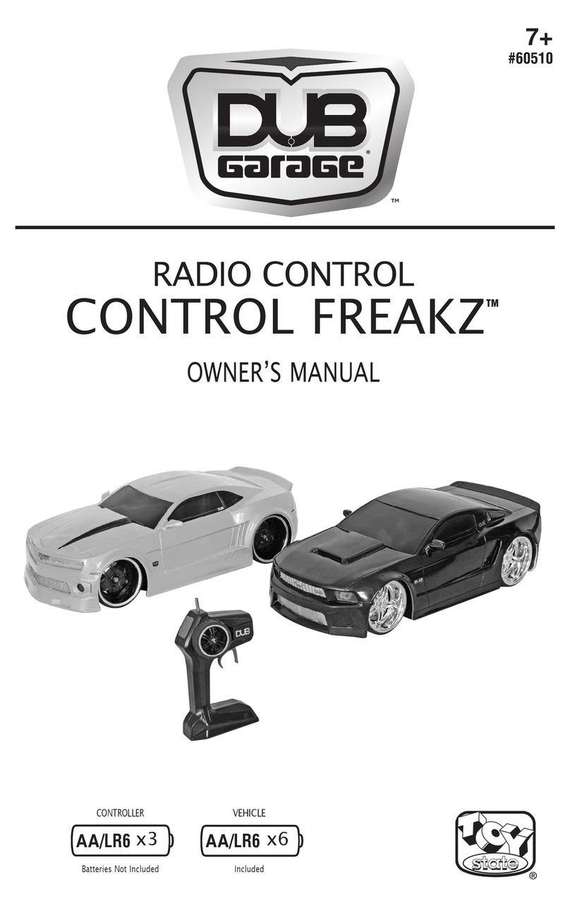 Toy State DUB Garage Control Freakz owner's manual